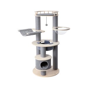 HONEYPOTCAT Majestic Reinforced Multi-Level Cat Tree With Hammock - 168cm