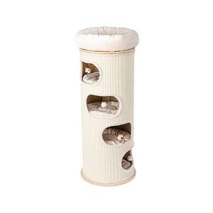HONEYPOTCAT Cosy Sisal Barrel With Plush Top - Supreme 139cm
