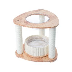 HONEYPOTCAT MZ Simple Joy Wood Cat Tower - Space Pod 52cm