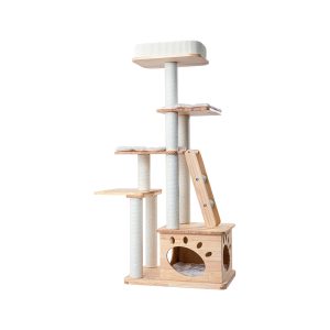 HONEYPOTCAT Elegant Wood Retreat - 152cm