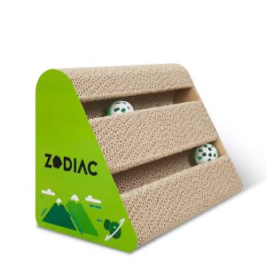 ZODIAC Triangle Cat Ball Cat Scratcher - Kiwi 28X17X21 Cm