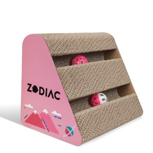 ZODIAC Triangle Cat Ball Cat Scratcher - Watermelon 28X17X21 Cm