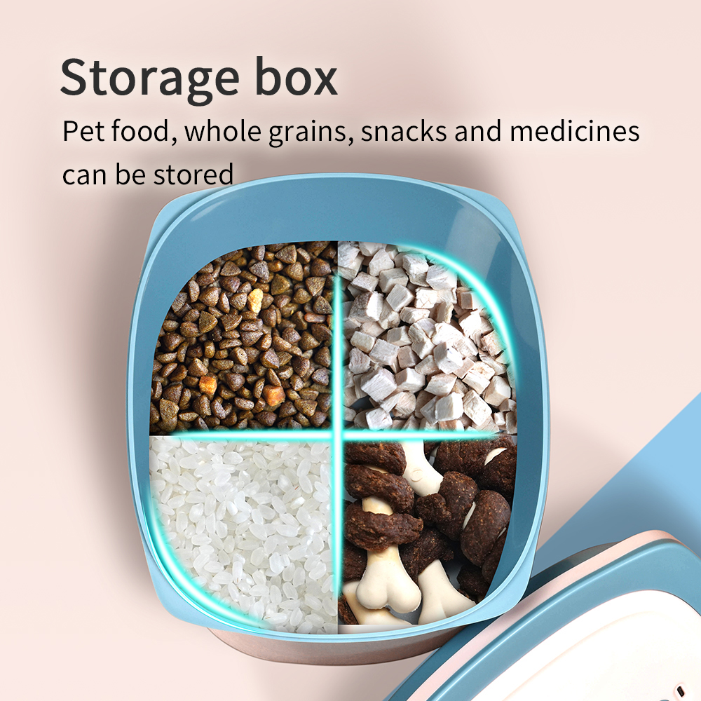 PAKEWAY Pet Food Storage - 12L-White & Gray - Image 11