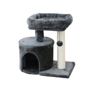 CATIO Chipboard Flannel Cat Scratching Tower-Mini