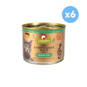 GRANATAPET Symphonie No. 5 Chicken Pur Cat Wet Food 200gx6