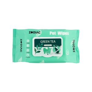 ZODIAC Green Tea Pet Wipes 100 Pcs/Bag