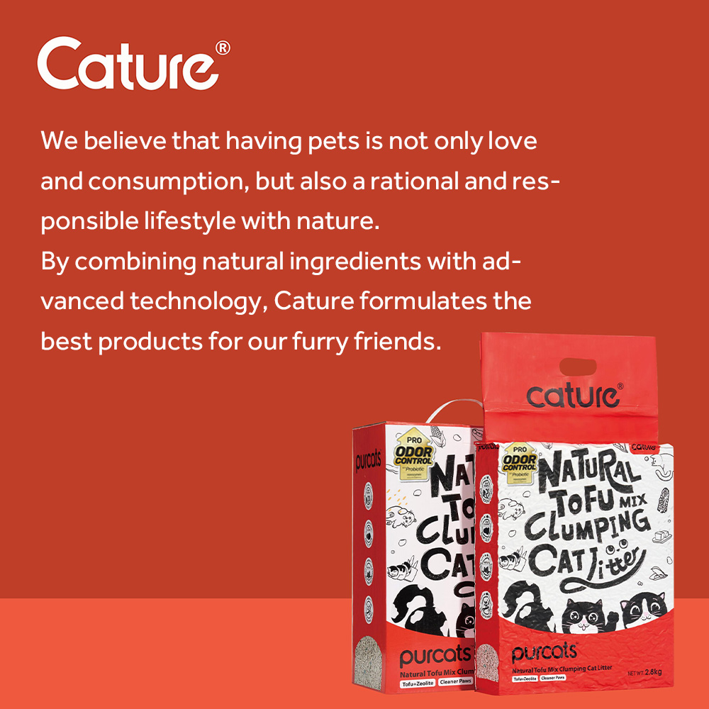 CATURE Tofu Clumping Cat Litter Pellet & Zeolite 14L/5.6kg - Image 16
