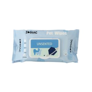 ZODIAC Unscented Pet Wipes 100 Pcs/Bag