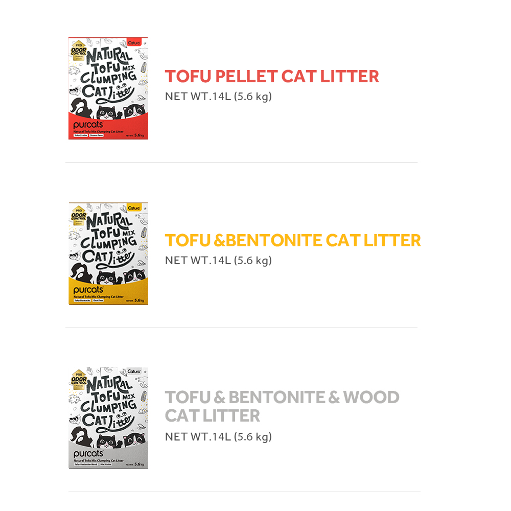 CATURE Tofu Clumping Cat Litter Pellet & Bentonite & Wood 14L/5.6kg - Image 12