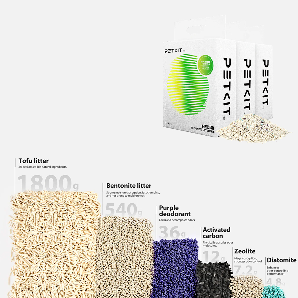 PETKIT Clumping Tofu Mixed Cat Litter 2.4Kg - Image 11