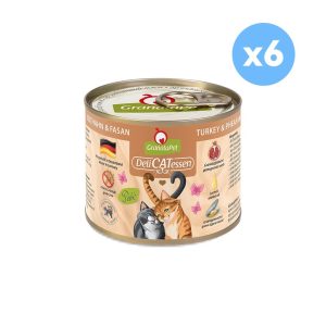 GRANATAPET Delicatessen Turkey & Pheasant Cat Wet Food 200gX6