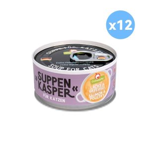 GRANATAPET Suppenkasper Salmon & Poultry Cat Wet Food 70gX12