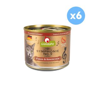 GRANATAPET Symphonie No. 9 Pheasant & Rabbit Cat Wet Food 200gx6