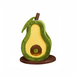 CMISSTREE Avocado Multi-Functional Cat Scratching Post And Bed