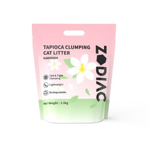 ZODlAC Tapioca Clump Cat Litter - Gardenia 2.5kg