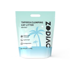 ZODlAC Tapioca Clump Cat Litter - Sea Salt 2.5kg