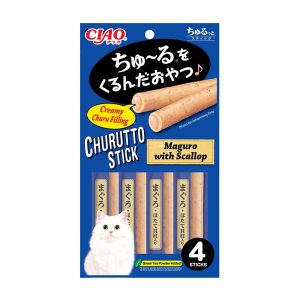 CIAO Churutto Stick Maguro With Scallop Formula CS-122 7gx4