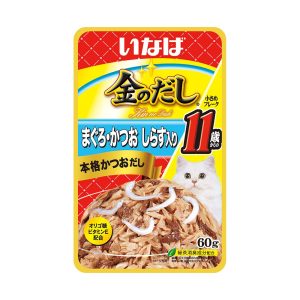 CIAO Tuna (Small Flake) Jelly In Dried Bonito Soup Stock With Whitebait For Senior Cat 60G
