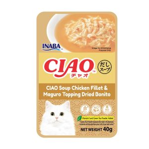 CIAO Soup Chicken Fillet & Maguro Topping Dried Bonito IC-216 40g