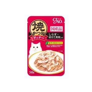 CIAO Grilled Tuna Flake in Jelly with Whitebait & Scallop Flavor IC-233 50g