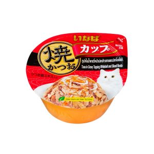 CIAO Gravy Cup Tuna in Gravy Topping Whitebait and Sliced Bonito IMC-101 70g
