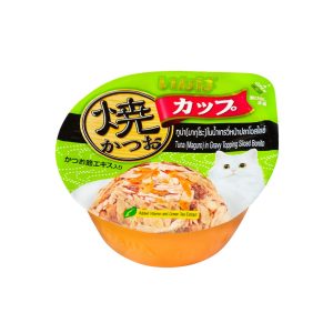 CIAO Gravy Cup Tuna (Maguro) in Gravy Topping Sliced Bonito IMC-103 70g