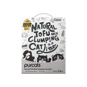 CATURE Tofu Clumping Cat Litter Pellet & Bentonite & Wood 14L/5.6kg