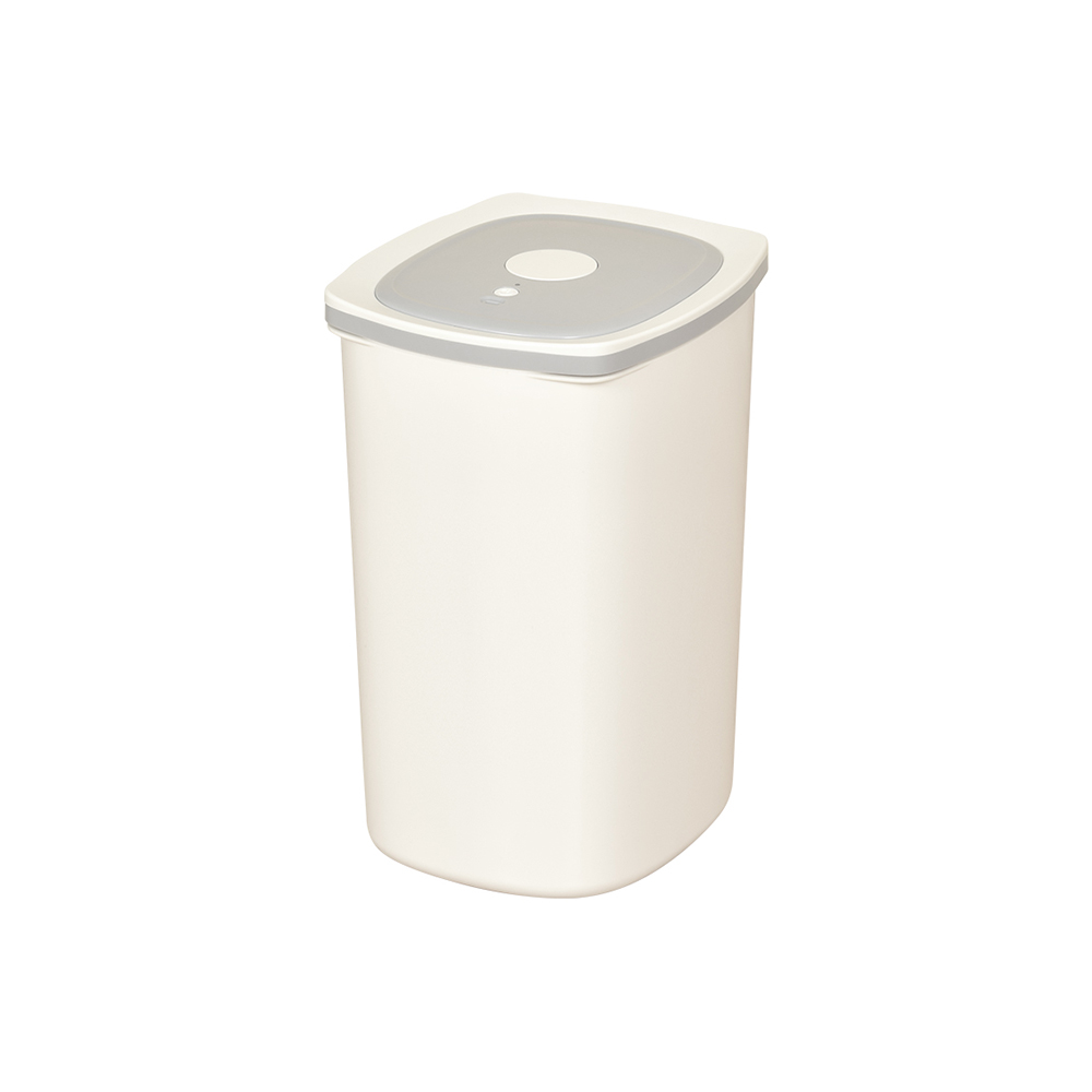 PAKEWAY Pet Food Storage - 12L-White & Gray