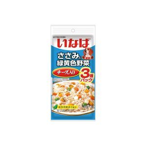 CIAO Dog Pouch Chicken Fillet Topping Cheese and Vegetables QDR-23 60gx3