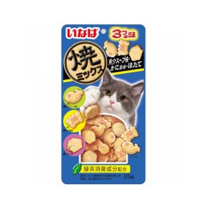 CIAO Soft Bits Mix Chicken Fillet With Dried Bonito Seafood & Crab Flavor QSC-125 25g