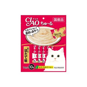 CIAO Churu Puree Cat Wet Treat White Meat Tuna Scallop 14gx10 SC-125 14gx10