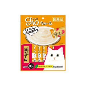 CIAO Churu Puree Cat Wet Treat Chicken Fillet Scallop 14gx10 SC-126 14gx10