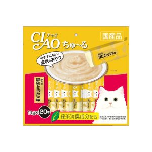 CIAO Churu Puree Cat Wet Treat Tuna Scallop Mix 14gx20 SC-129 14gx20