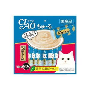 CIAO Churu Puree Cat Wet Treat Tuna Dried Bonito Mix 14gx20 SC-130 14gx20