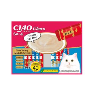 CIAO Churu Tuna (Maguro/Katsuo) Variety 40 Pcs (SC-71/SC-72/SC-77/SC-130) 14gx40