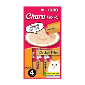 CIAO Churu Puree Cat Wet Treat Chicken Fillet SC-73 14gx4