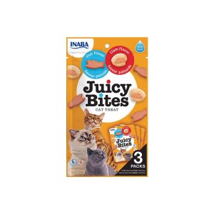 INABA Juicy Bites Fish & Clam  Flavour (11.3G X 3 )