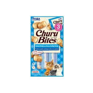 INABA Churu Bites - Tuna With Scallop (10G X 3)