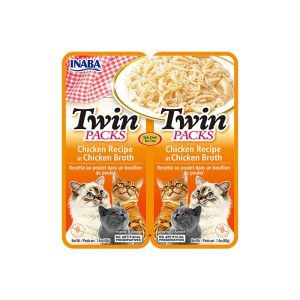 INABA Twin Packs Chicken In Chicken Flavored Broth (40G X 2)
