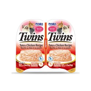 INABA Twins Tuna & Chicken Recipe  (35G X 2)