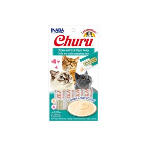 INABA Churu Chicken With Crab Flavor Recipe(14G X 4)