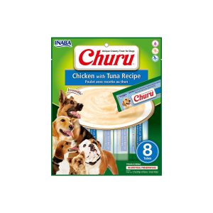 INABA Dog Churu Chicken With Tuna Recipe (20G X 8)