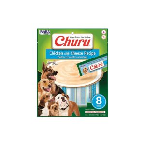 INABA Dog Churu Chicken With Cheese Recipe 20g x 8 (USD-604)