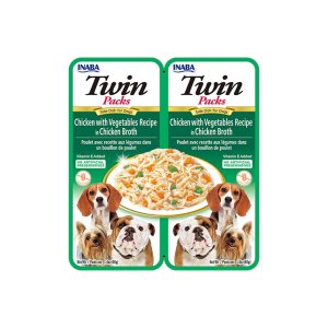 INABA Twin Packs Chicken With Vegetables In Chicken Flavored Broth (40G X 2)