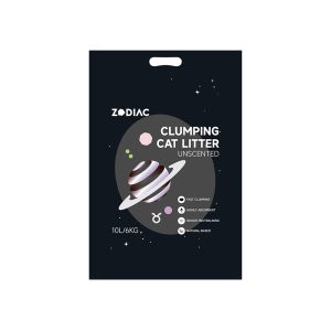 ZODIAC Clumping Cat Litter - Unscented 10L/6Kg