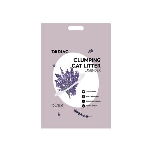 ZODIAC Clumping Cat Litter - Lavender 10L/6Kg