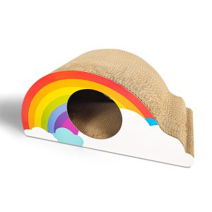ZODIAC Rainbow Cat Scratcher ??57 X 27 X 29Cm??