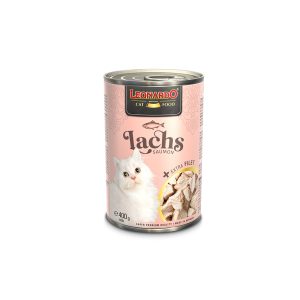 LEONARDO Salmon + Extra Fillet Wet Cat Food 400g