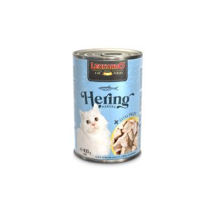 LEONARDO Herring + Extra Fillet Wet Cat Food 400g