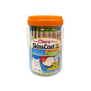 INABA Churu Skin & Coat Varieties 700g (14g x 50 ) USA-657T